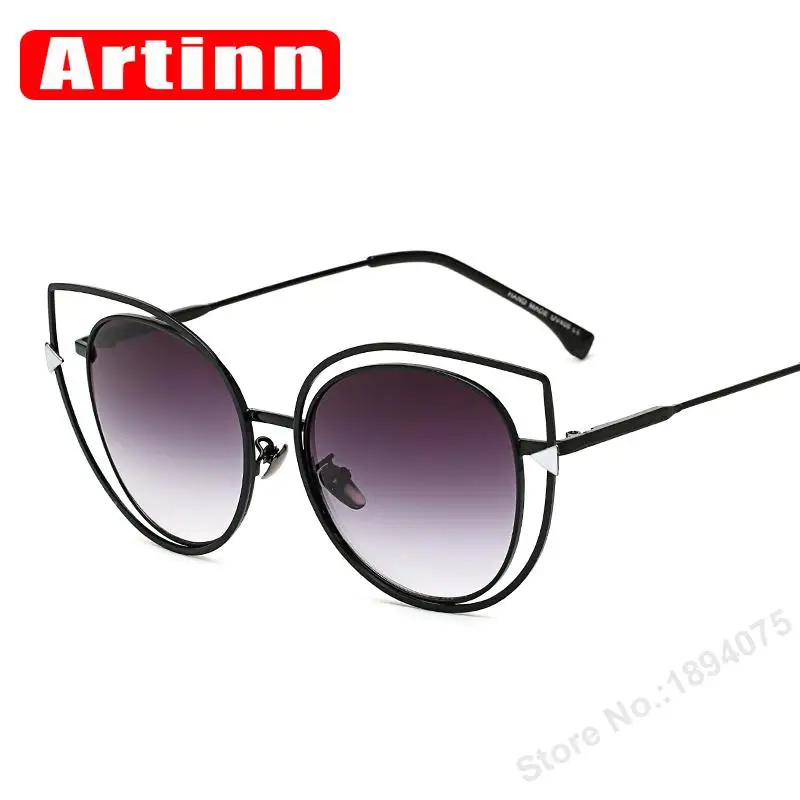 Очки солнцезащитные женские в стиле кошачий глаз 2017|retro sun glasses|brand glassesdesigner glasses |