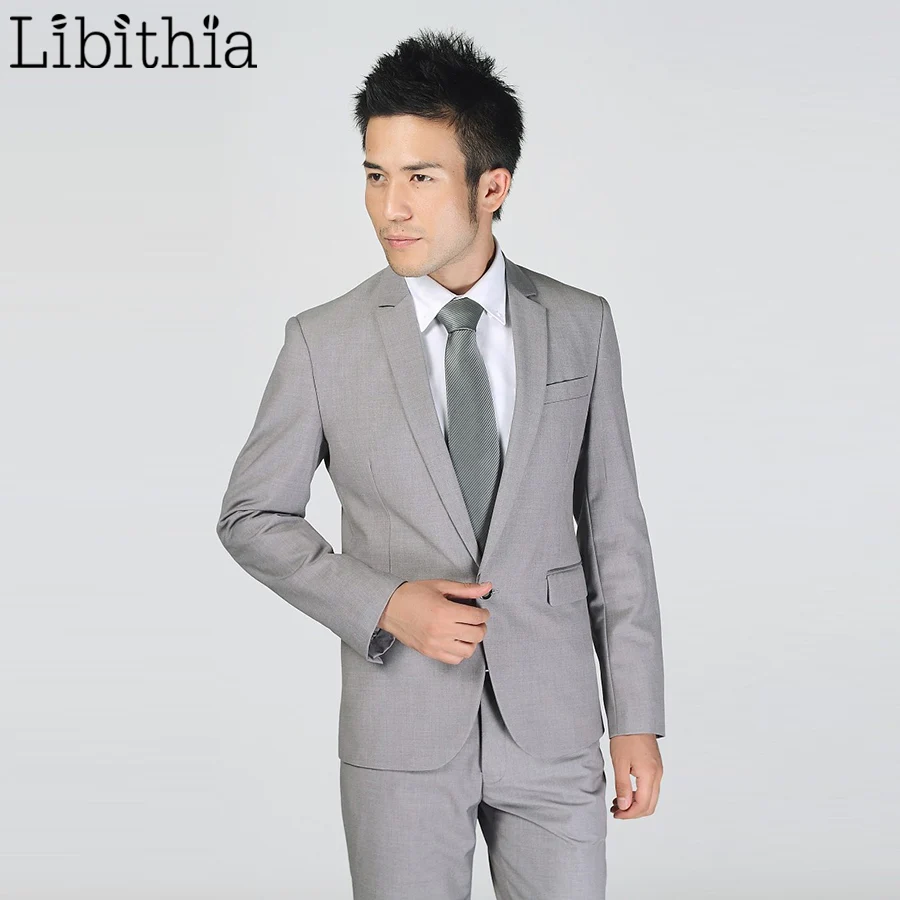 (Пиджак + брюки) Новые мужские Костюмы приталенные смокинги брендовые