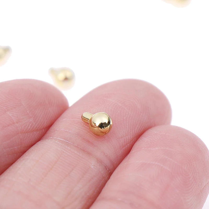 4 шт./лот мини дверные ручки фитинги масштаб 1/12 для кукольного домика Миниатюрные