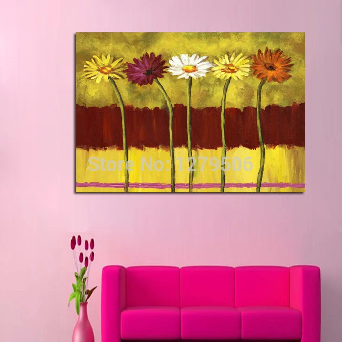 

Hand Painted floral wall art Canvas Oil Painting Modern Flower Oil Painting Wall Painting On Canvas Art for living room bedroom
