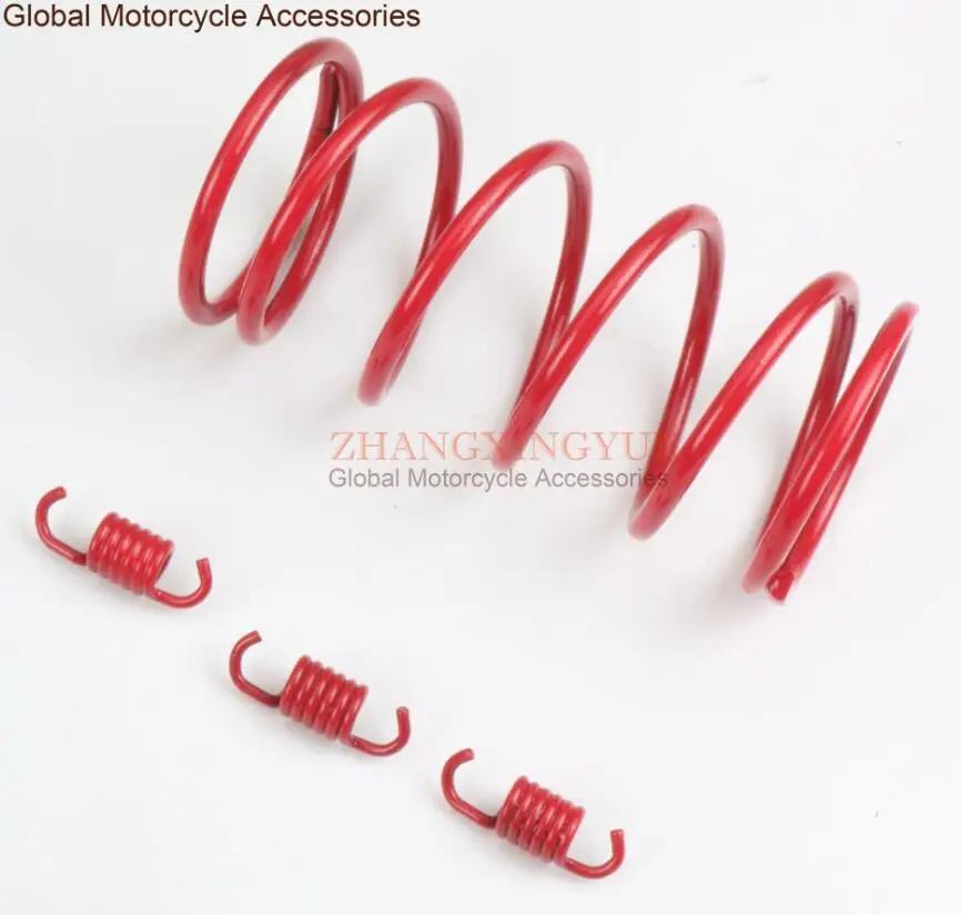 2K Size spring Гоночные качества вариатор 8G 15x12 мм роликов& Комплект сцепления и 17,7 774 приводной ремень для ITALJET тысячелетний 100cc 2-х тактный двигатель - Цвет: 2K Size spring
