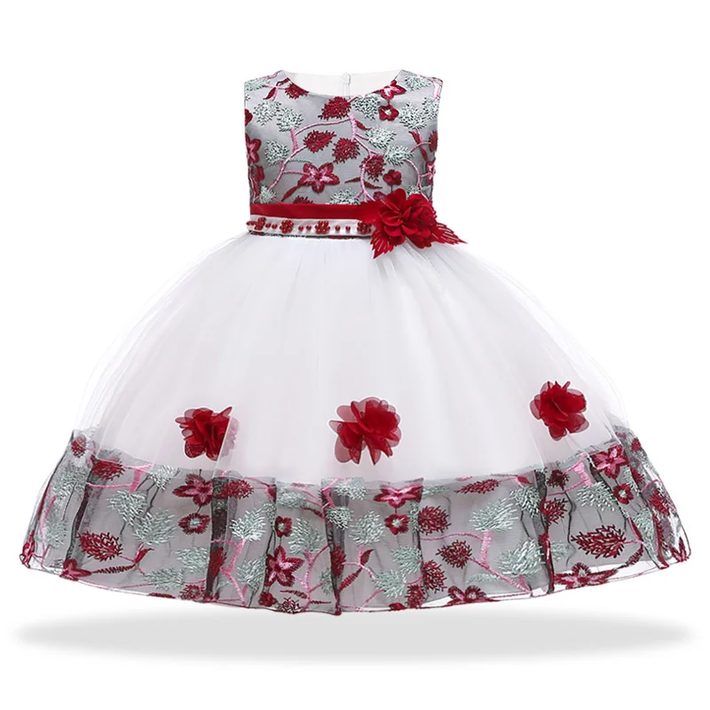 Платье для маленьких девочек 2019 Рождественская одежда Vestido Infantil летнее платье на
