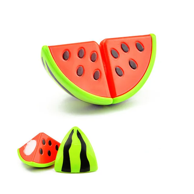 small watermelon 27 стилей, мини-игрушки для фруктов и овощей, АБС-пластик, Детские кухонные игрушки для детей, Игрушки для раннего образования - Цвет: small watermelon
