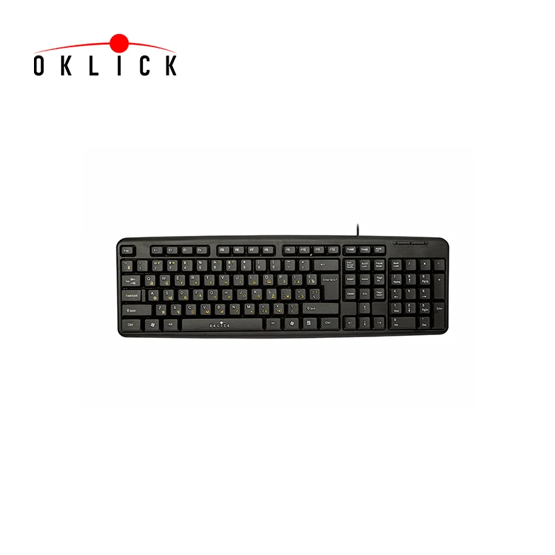 Проводная клавиатура Oklick 130M | Компьютеры и офис