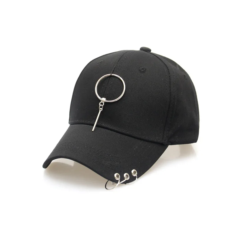 Хип-хоп Кепки хлопок Бейсбол шляпа с металлическим кольцом для Snapback дружище Кепки Gorras