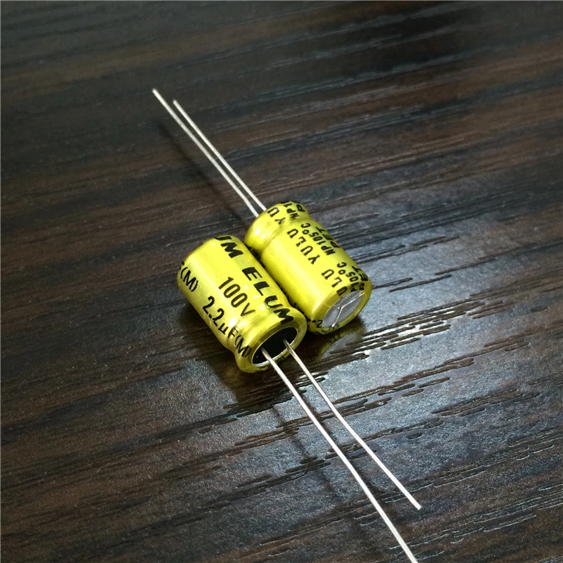 50 шт. 2 мкФ 100V ELUM NP 8x11 5 мм 100V2.2uF биполярный алюминиевый электролитический