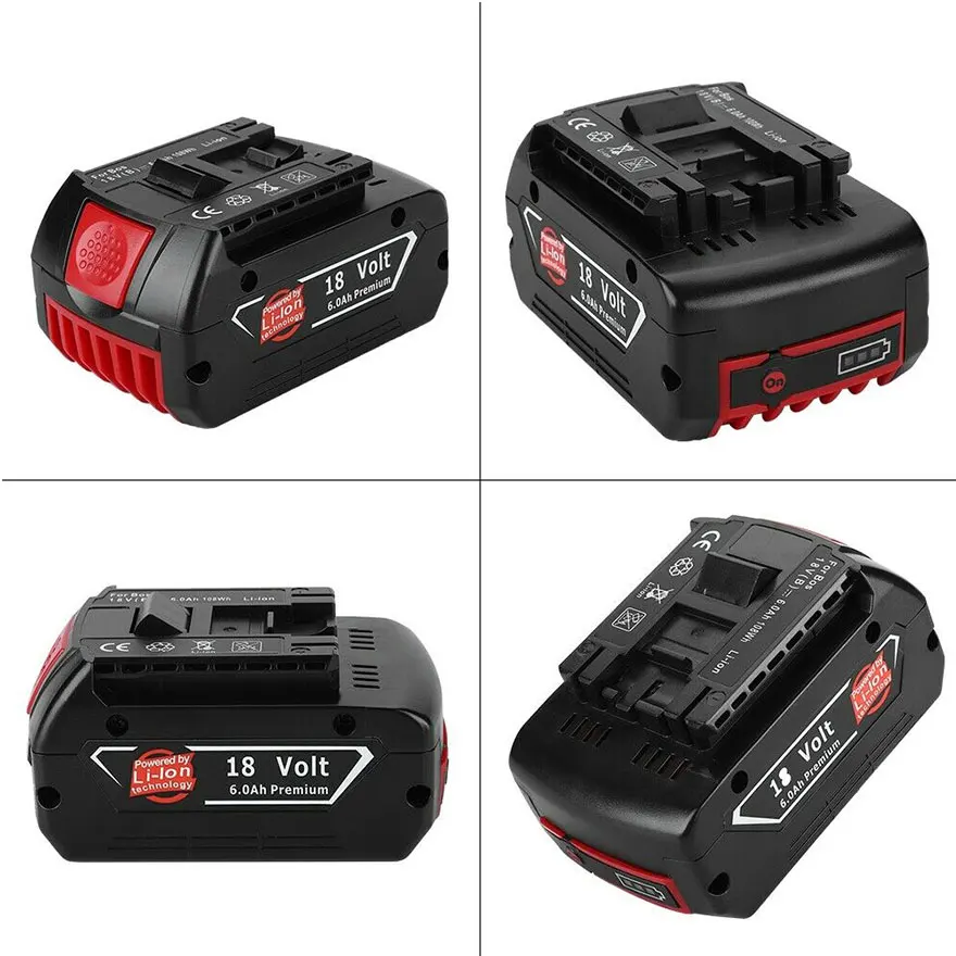 Новый 18 В 6000 мАч литиевая аккумуляторная батарея BAT609 для Bosch BAT610G BAT618 BAT620 BAT622 Eletric