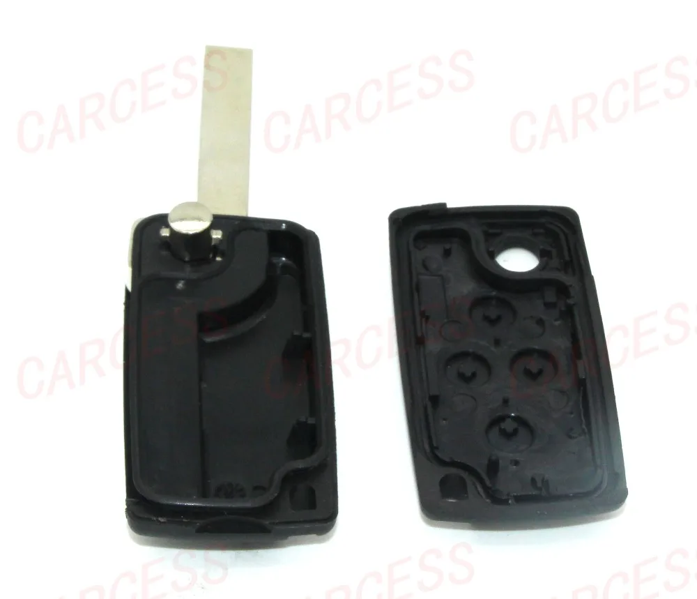 PG04066 Замена 4 кнопки дистанционного ключа ФОБ чехол лезвие для PEUGEOT 1007 CITROEN C8 с