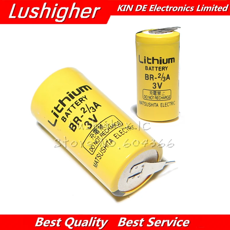 1 шт. BR 2/3A 3В BR2/3A BR2/3AE2P литиевая батарея|battery 3v|battery 3battery 3a |
