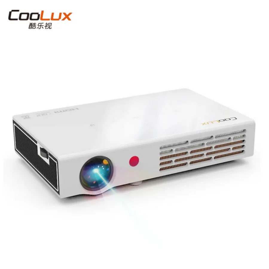 Coolux X5 Portable DLP Android Projector 500 ANSI Lumens Full HD 1080p 3D WIFI Home Theater Proyector Beamer | Электроника