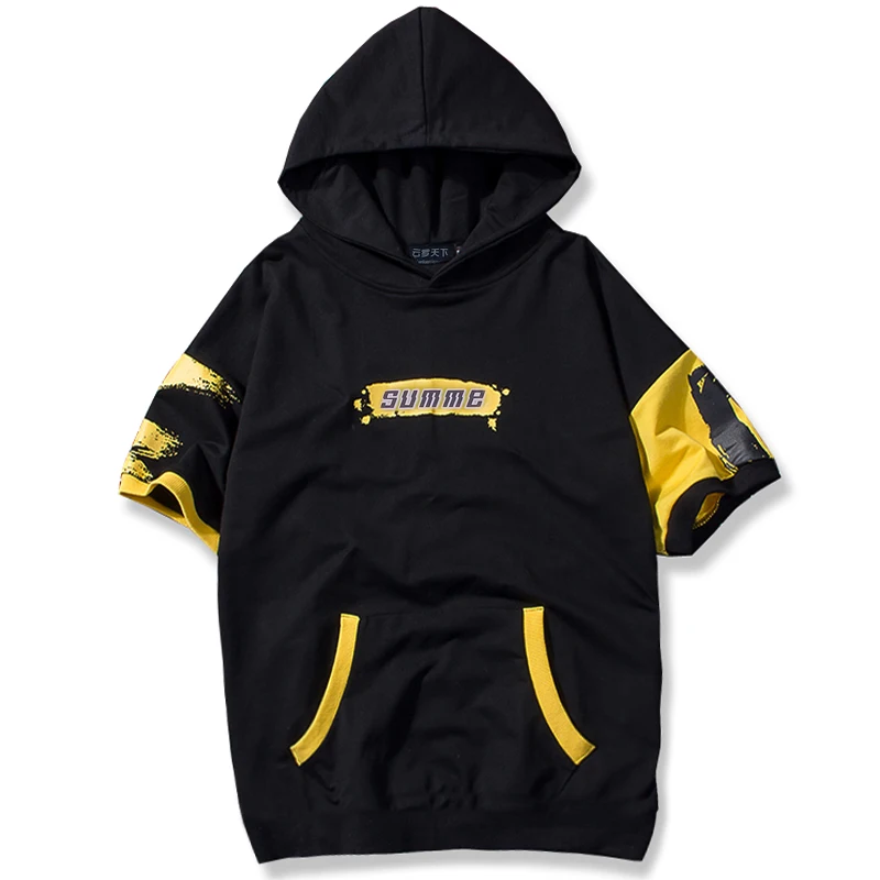 

Summer plus size men casual t shirt 2xl-8xl fat male cotton turn-down collar hiphop short-sleeve t-shirt hooded chest 155 cm