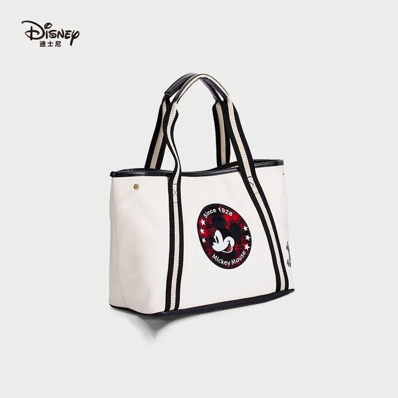 Повседневная кожаная женская сумка тоут с мультяшным принтом Disney модные женские