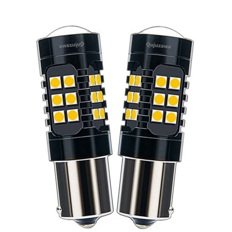 2 шт. 1156PY 7507 PY21W BAU15S супер яркий 1200Lm 3030 SMD СВЕТОДИОДНЫЙ индикатор Заднего