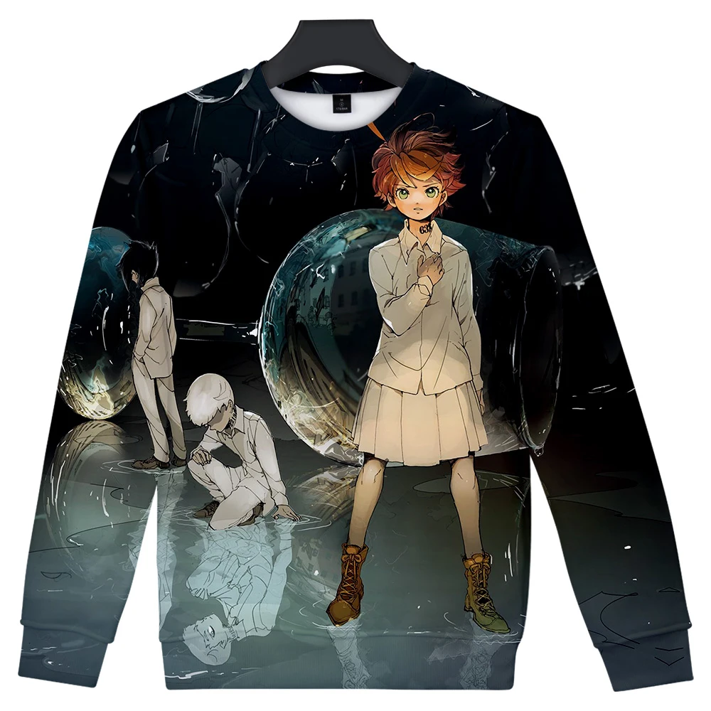 Свитер jungkook с надписью Promised Neverland Grace Field Science Фантастика модный свободный свитер