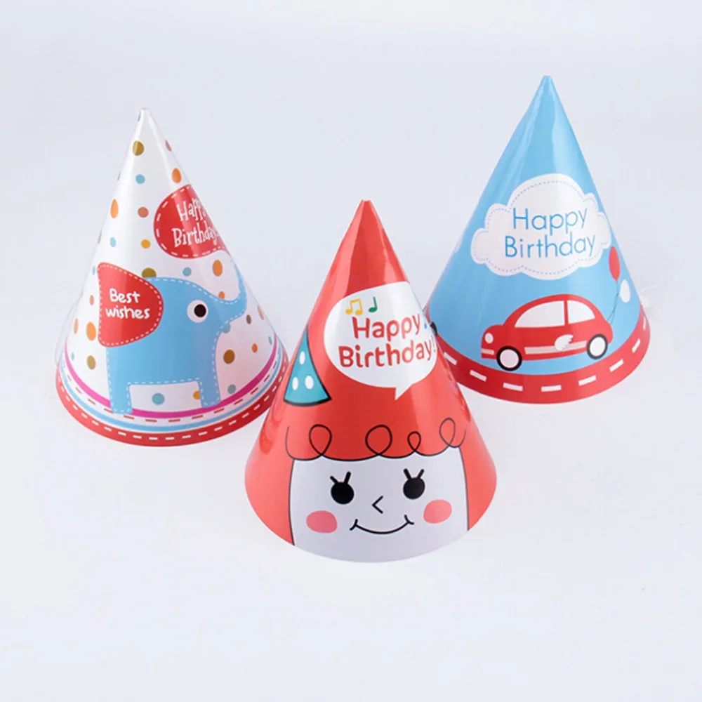 Вечерние праздничные принадлежности 10 шт./компл. украшения детские шапки на день