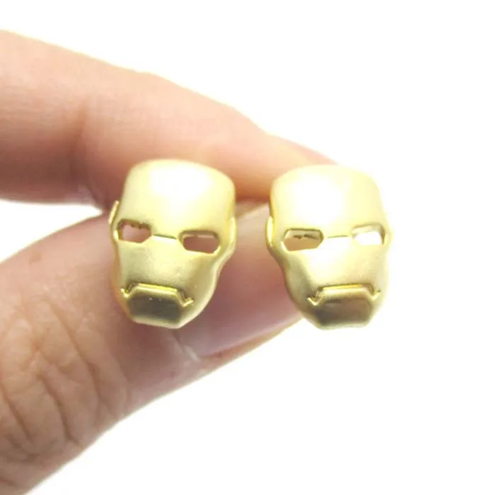 Ромашками 1 пиар Boucles d'oreilles Железный человек Маска Уход за кожей лица серьги