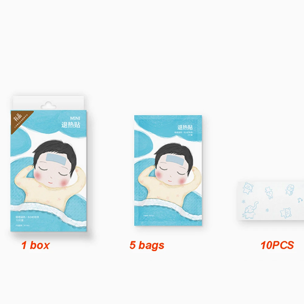 Антипиретическая паста Youpin iHealth MINI Fever 10 шт./кор. медицинская антипиретическая для