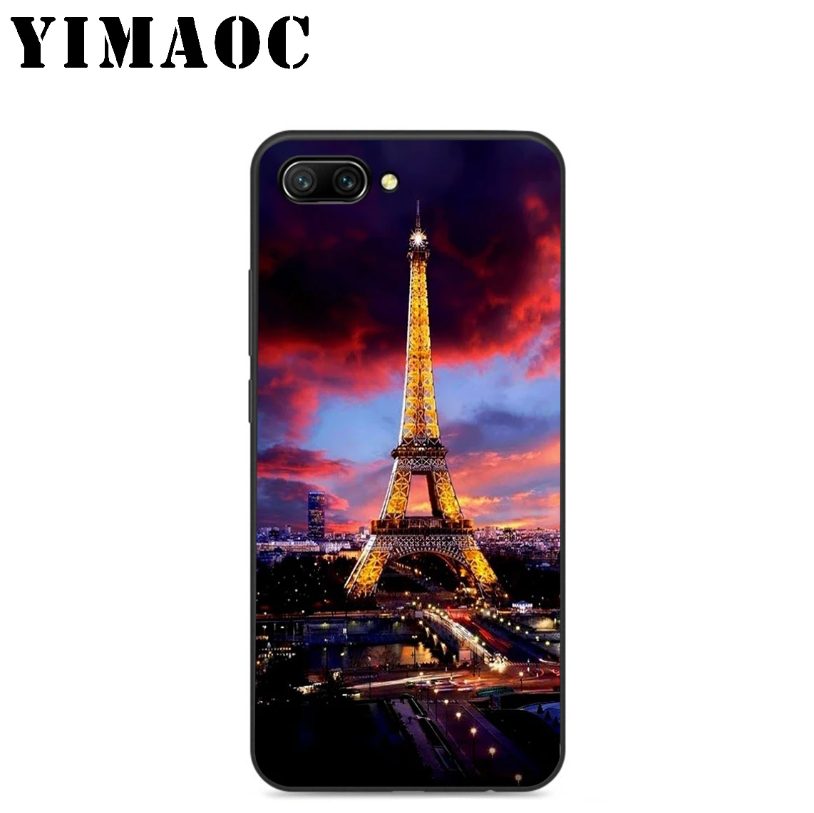 YIMAOC Eiffel tower Love Paris Silicone Case For Huawei Honor Mate 10 P20 P10 P9 P8 P Smart Y6 6A 7A 7X 7C Lite Pro 2017 2018 |