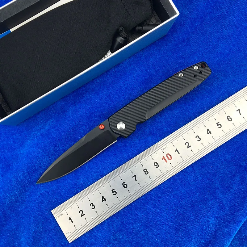 LOVOCOO 485 Ограниченная серия D2 лезвие Титан ручка+ Сталь сворачивающий председательский карман на открытом воздухе Выживание Охота EDC инструменты