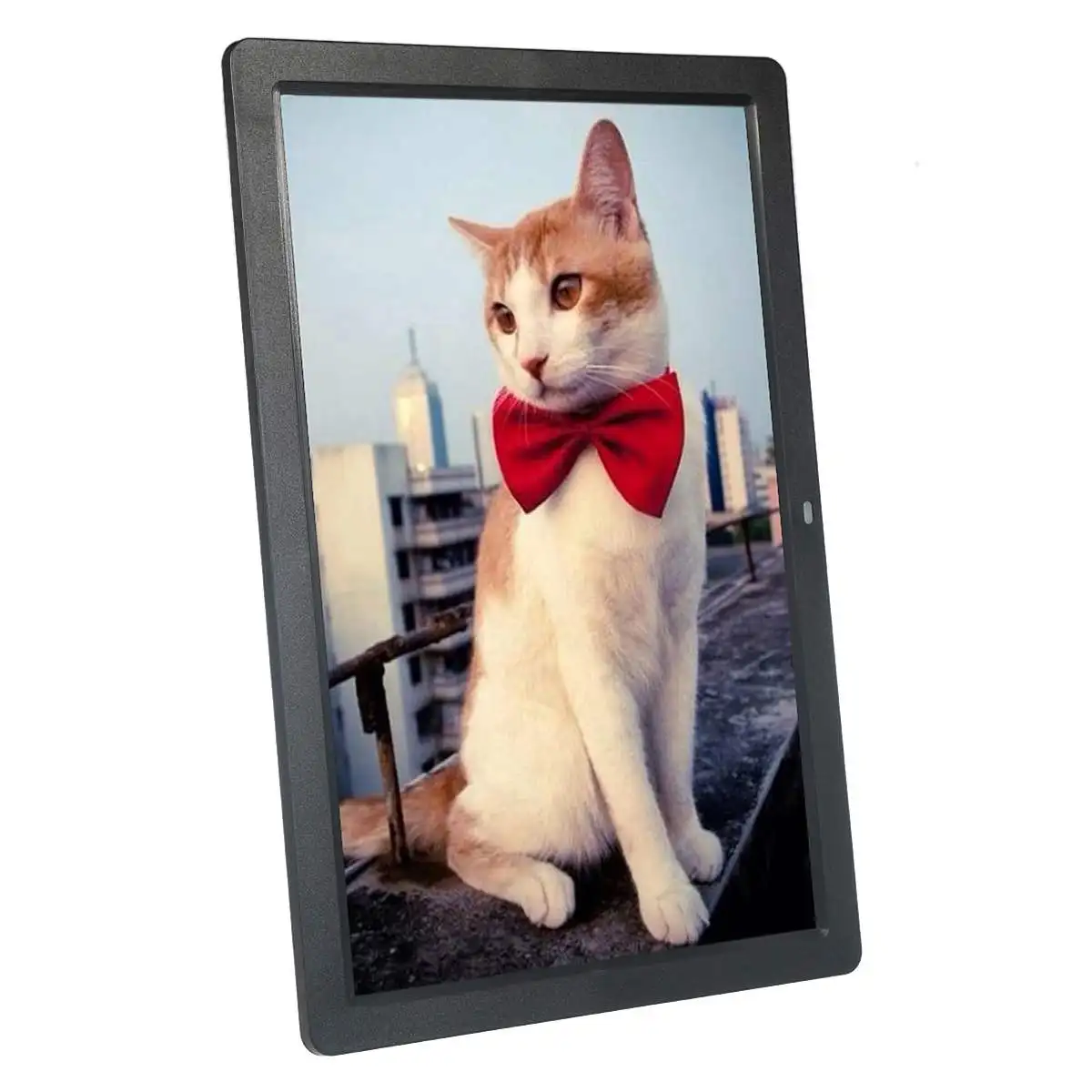 17Inch without Card 17 inch HD Digital Photo Frame Gallery Advertising Machine with Remote Control 1440*900 LED Screen Electronic Picture Album - Цвет: 17Inch without Card