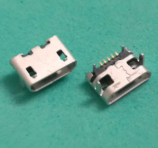 100 шт./лот 4-футовый 5-контактный разъем Micro USB V8 Порт зарядки маленький