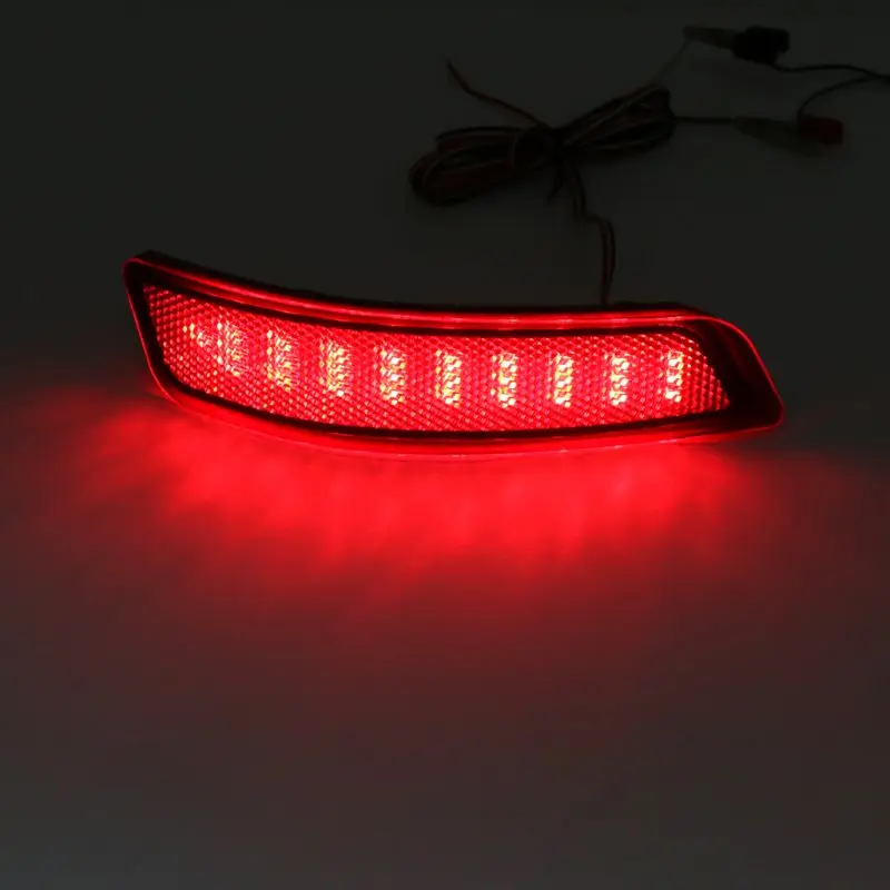 2 шт. отражатель бампера светодиодный задний фонарь заднего торможения