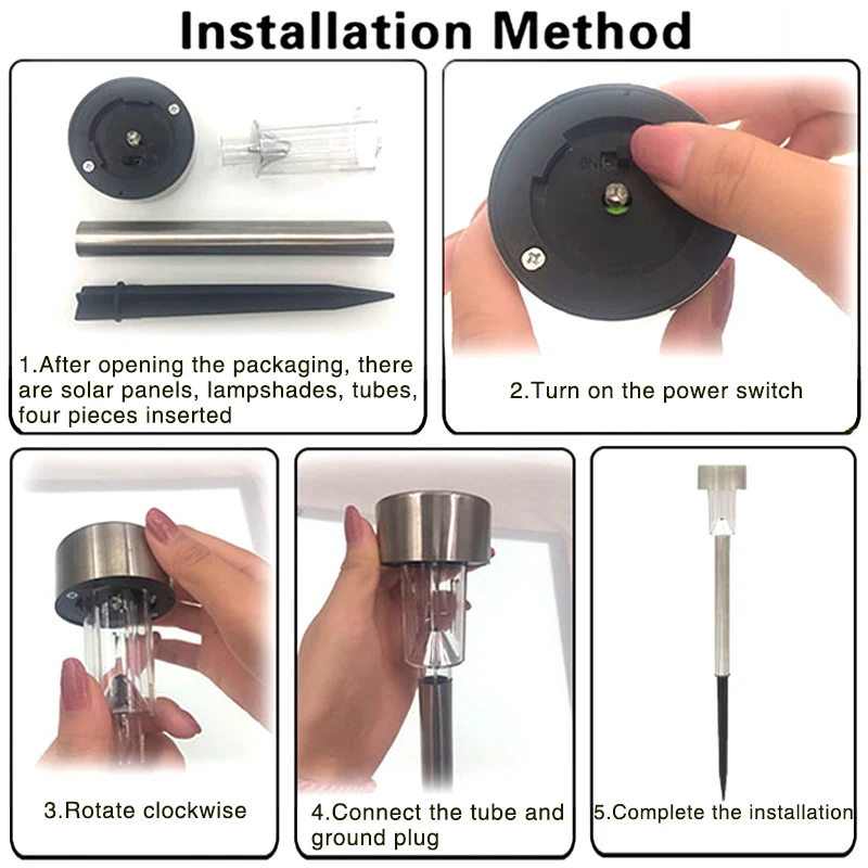 

Outdoors Led Solar Lights Outdoor Solar Led Lawn Lamps Street Lighting Luminaria For Garden Decoration Solar Powered Path Lights