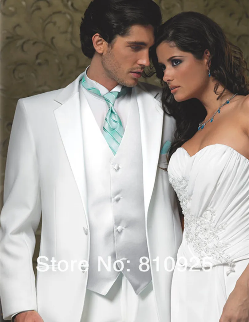 

Bespoke Men Wedding Wear High Quality Prom Tuxedo Groom Suit Three Piece
