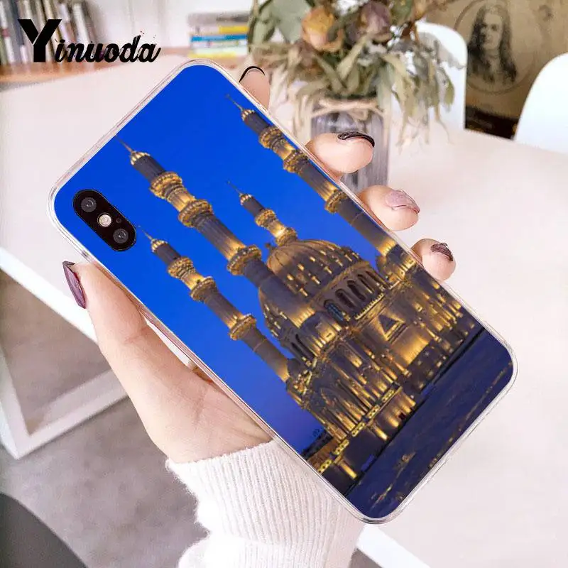 Чехол Yinuoda для iPhone 7 6 X прозрачный чехол с флагом azerjan buta 6S 7plus 8 8Plus 5 5S XR XS XSMAX|Бамперы|