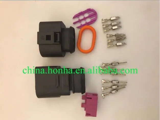 2 шт. 6 Pin 3 5 мм авто СМЛ 4 Авто watgerproof кислородный датчик Разъем для подключения