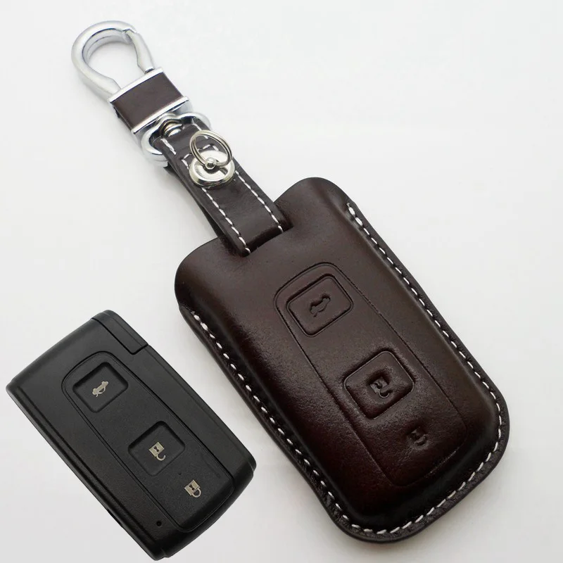 Смарт пульт дистанционного управления Кожаный Автомобильный Брелок чехол Чехол