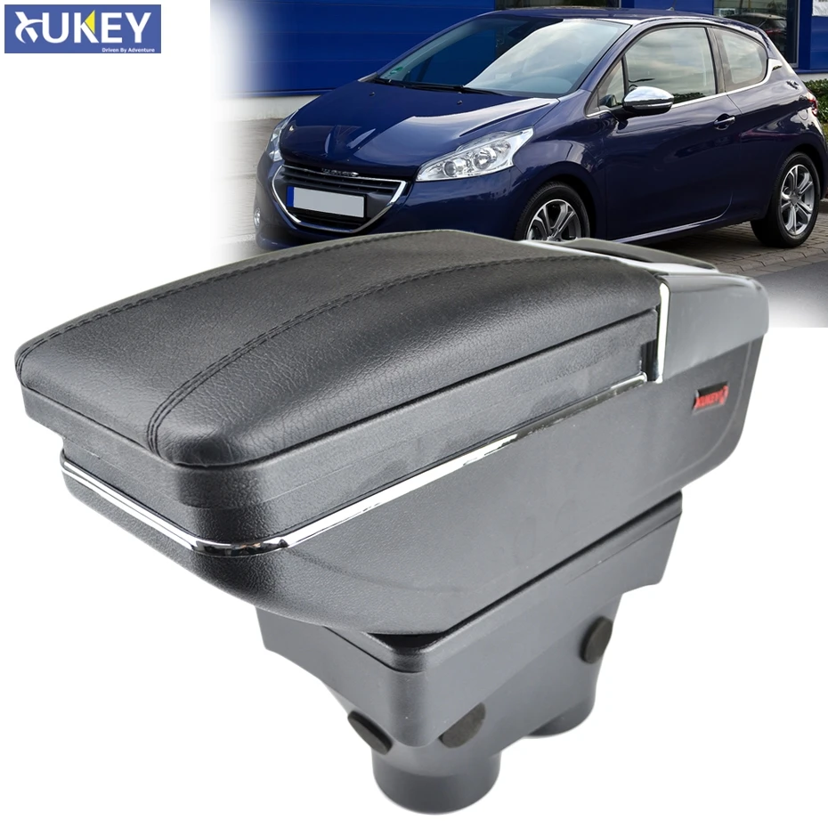 Подлокотник для Peugeot 208 2013 2018 вращающийся подлокотник хранения декоративный