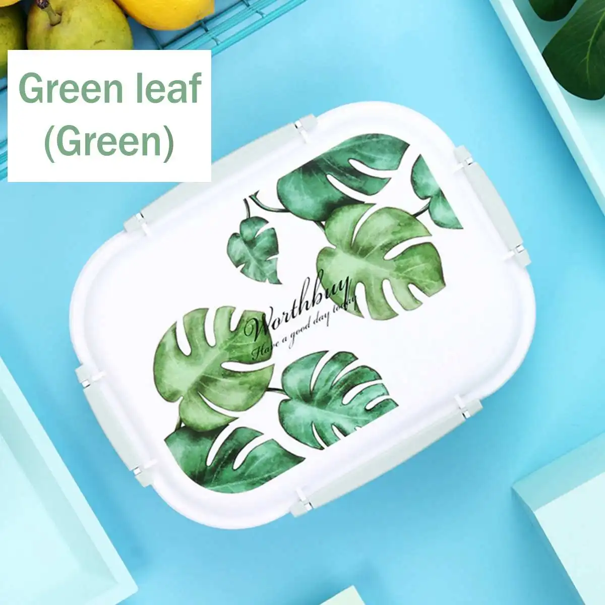Green 3 Compart Японский зеленый левый милый олень узор коробка 304 нержавеющая сталь ланч бокс для детей школьная еда теплый контейнер для хранения Bento Box - Цвет: Green 3 Compart