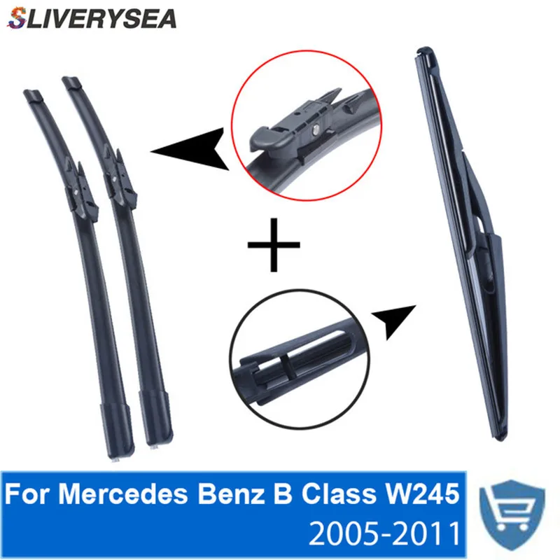 Передняя и задняя Щетка стеклоочистителя Без Рычага для Mercedes Benz B Class W245 2005-2011