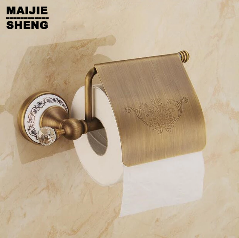 Европейская Хрустальная коробка для туалетной бумаги аксессуары туалета