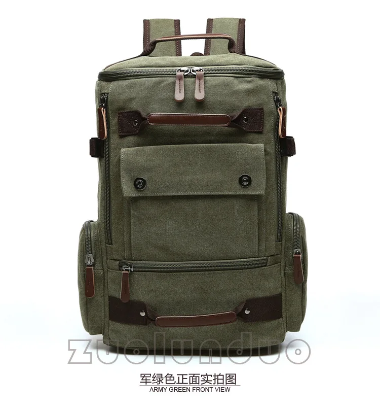 Большой холщовый рюкзак для мужчин Путешествия Back Pack Multifunctional сумка для женщин ноутбук школьные ранцы женский