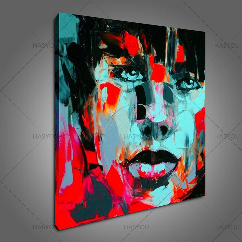Handmade new style oil paintings big size canvas wall art modern abstract sexy woman figures pictures for living room decor | Дом и сад