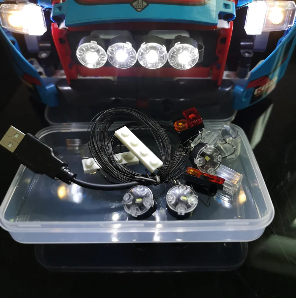 Светодиодный светильник комплект для 42077 и 20007 ралли автомобиля кирпич набор