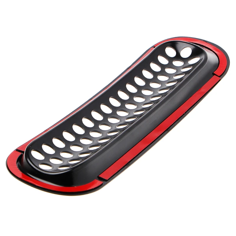 7 шт. матовая черная Автомобильная передняя вставка сетчатая решетка Накладка