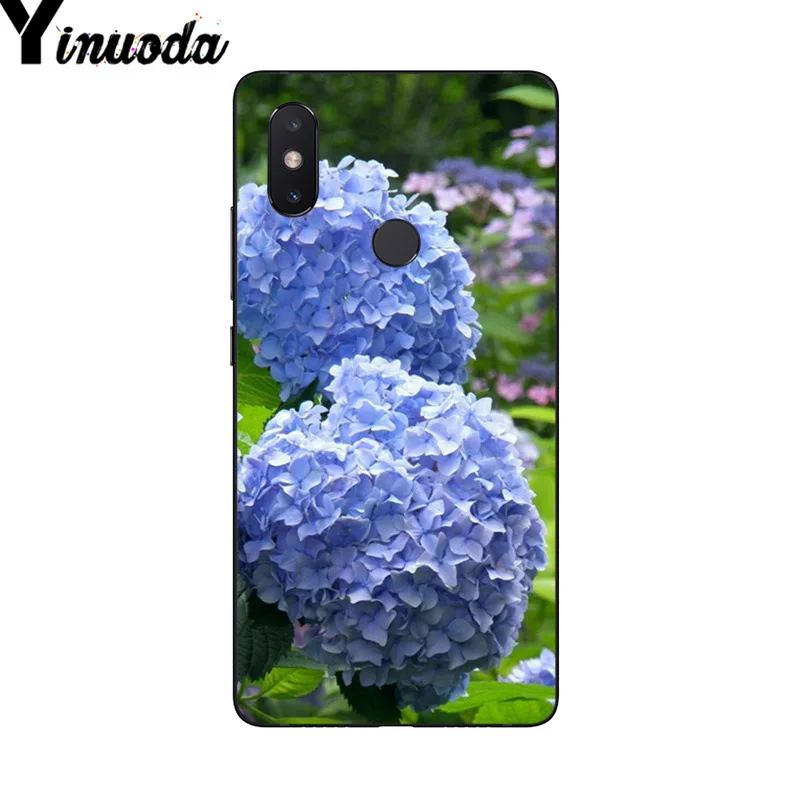 Уникальный чехол для телефона Yinuoda с голубым цветком гортензии Xiaomi Mi 6 Mix2 Mix2S Note3 8