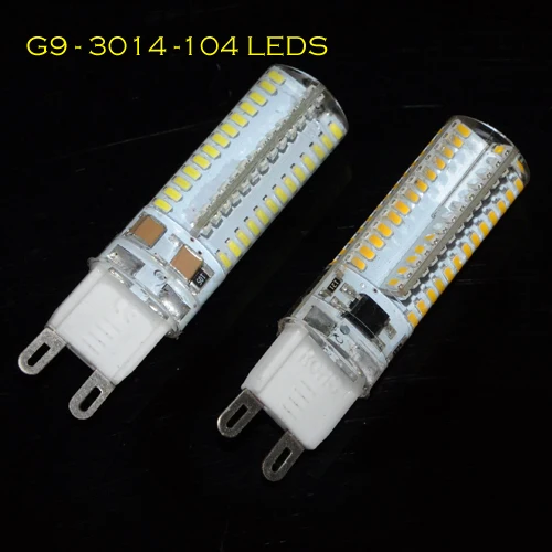 Бренд Foxanon G9 светодиодный свет 220 В 5730 3014 SMD 6 Вт 7 9 12 кукурузные лампы силиконовая
