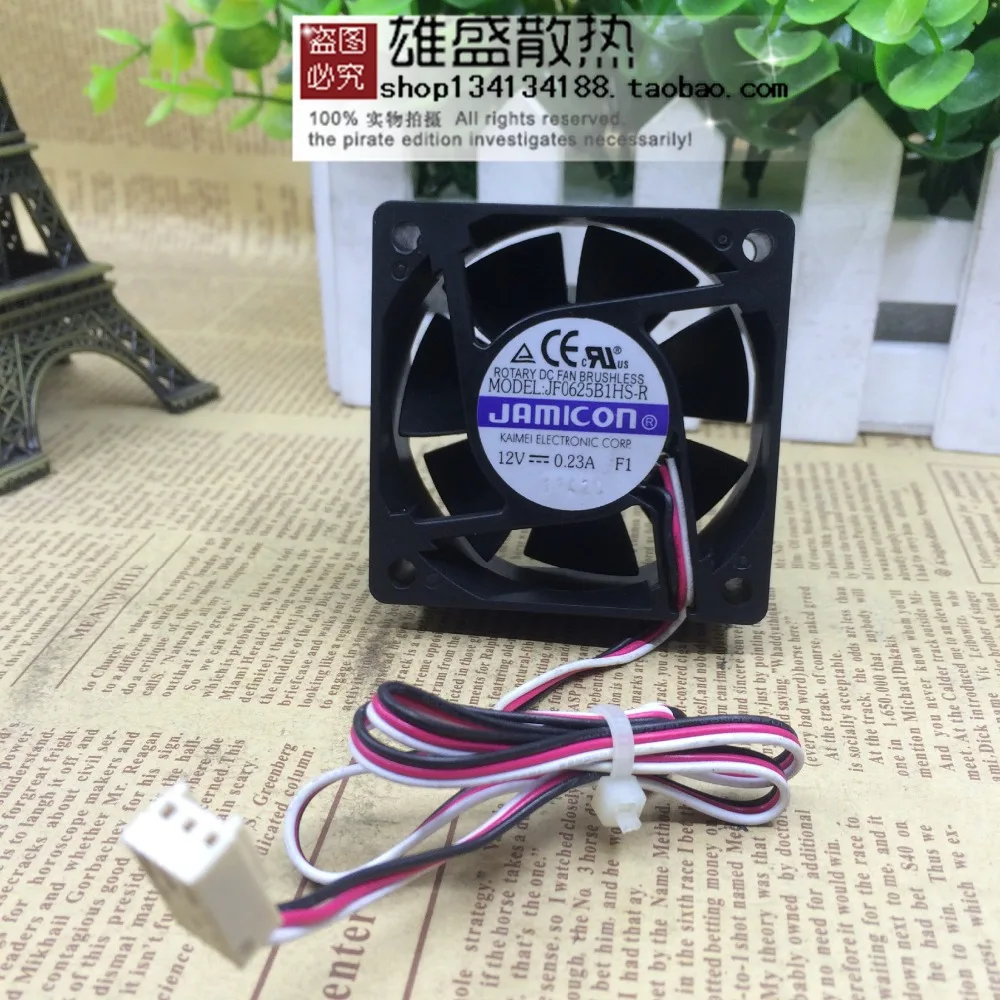 Бесплатная доставка Jamicon 6025 6 см чехол для компьютера веер 12 В А|computer case fan|case fanfan 12v
