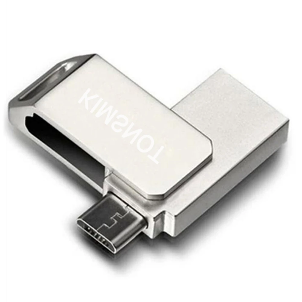 Металлический OTG USB флеш накопитель 64 ГБ 32 16 8 Гб|USB флэш-накопители| |