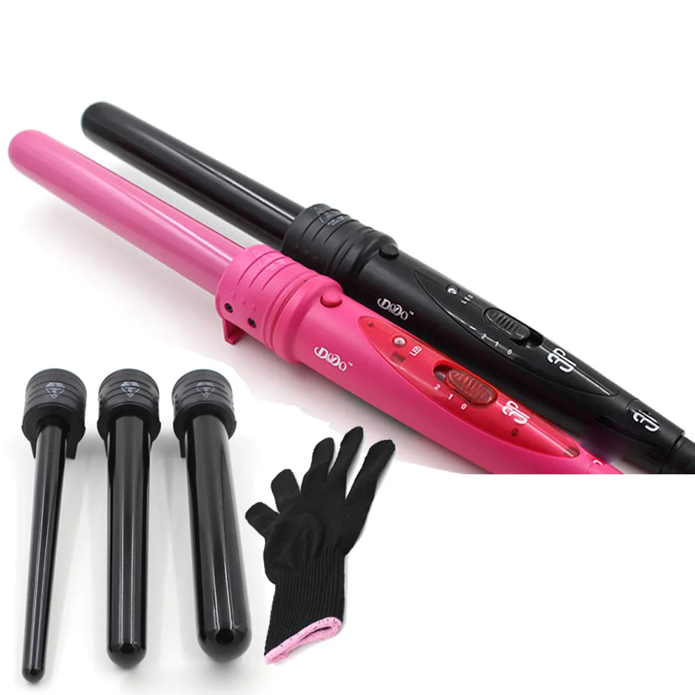 3 шт./комплект керамические щипцы для завивки волос|3 parts hair curler|curler setcurling iron |