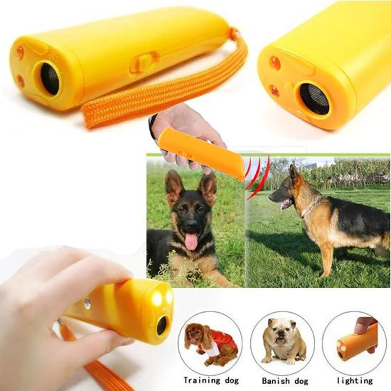 3 в 1 анти лай Собака Обучение устройство для тренировки домашних животных ручной