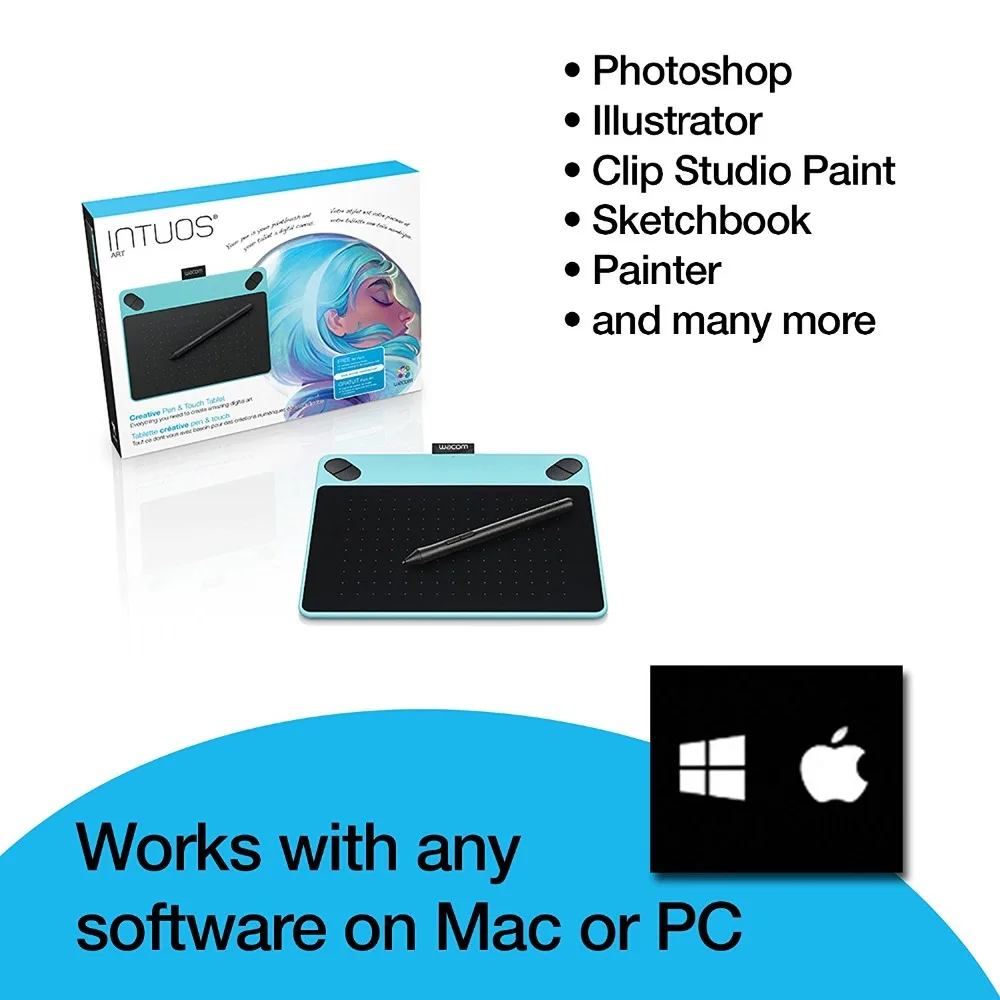 1 год гарантии Wacom Intuos CTH 490 ручка и сенсорный цифровой графический планшет для