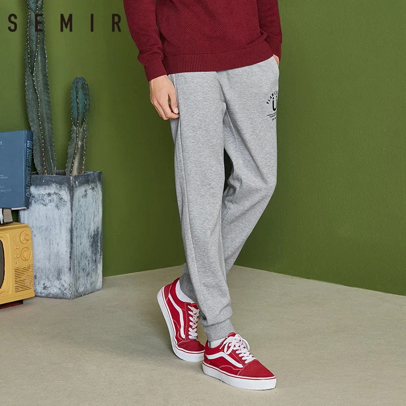SEMIR Для мужчин без застежки джоггеры с косыми карманами пот Штаны спортивные со