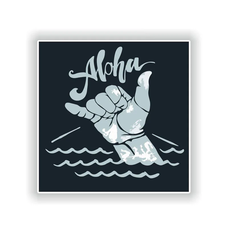 YJZT 13 см * наклейка Aloha Surf на мотоциклетный шлем 6-2105 | Автомобили и мотоциклы