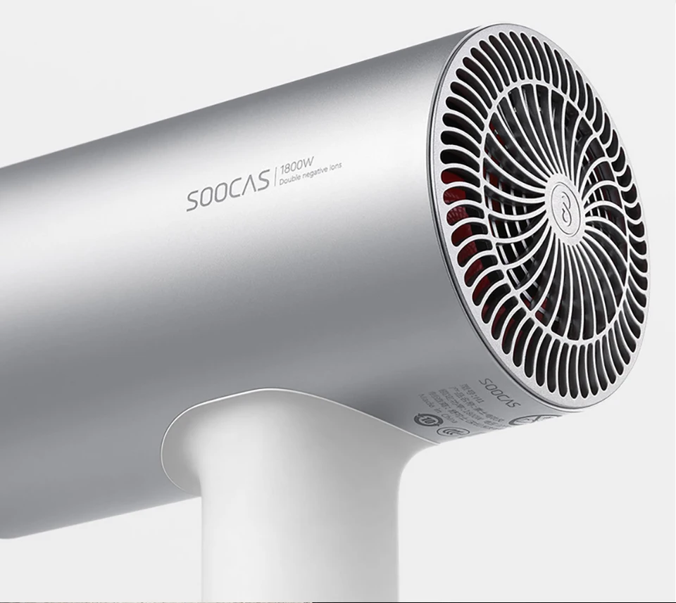 Xiaomi SOOCAS H3S отрицательный ионизирующий фен 1800 Вт Профессиональный 3 Режим из