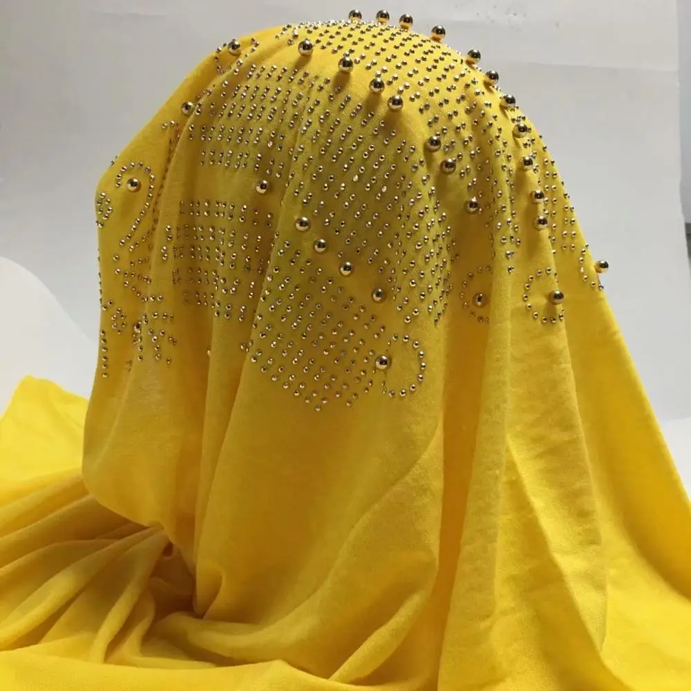 Нигерийская ткань gele головного убора из бисера кружевная aso oke французский
